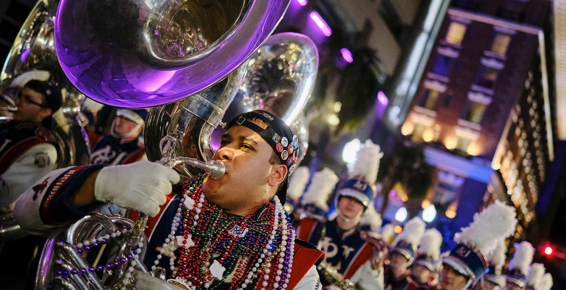 Jaguar Marching Band Kicks Off Carnival